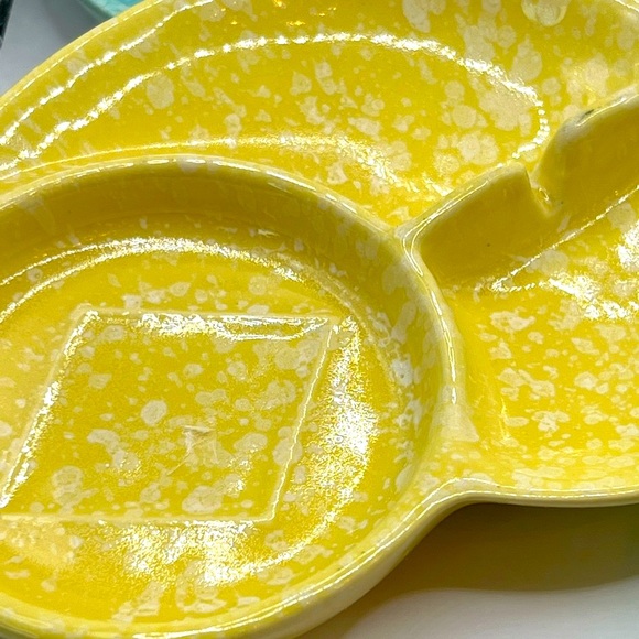 Shawnee Vintage RETRO Pottery 1950s  Bridge set of 4 ashtrays cup holders ..🧚🏻 - Picture 4 of 6